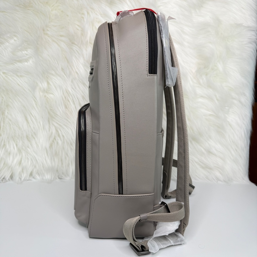 Tumi Harrison Warren Leather Backpack- NWT - Picture 3 of 8